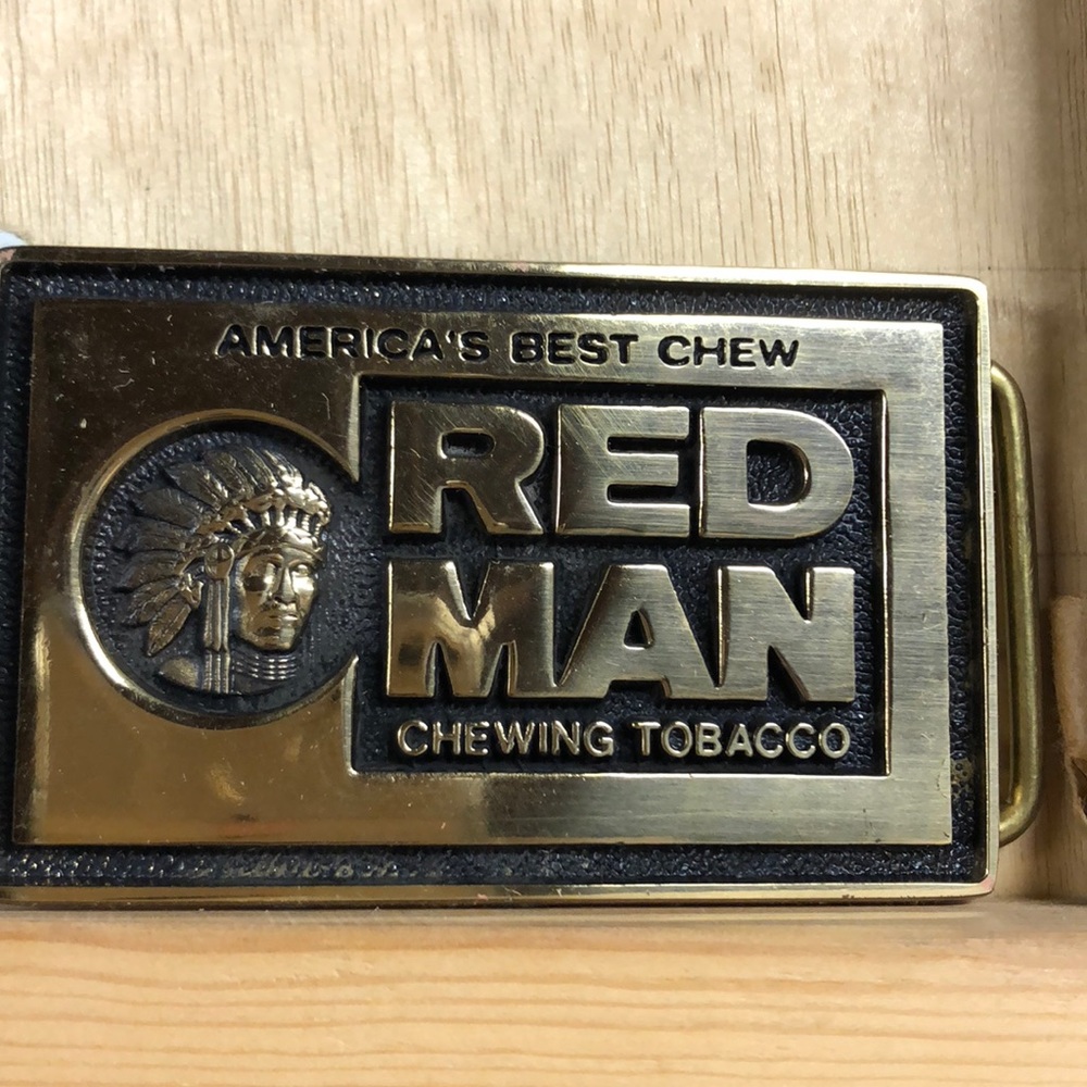 Basic Tool and Supply | Accessories | Vintage Mens Redman Tobacco Belt  Buckle